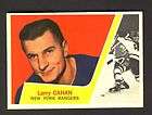 Larry Cahan New York Rangers 1963 64 Topps Card #51