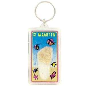 St. Maarten Sand Filled Key Chain: Everything Else