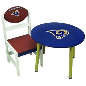  St Louis Rams SC Sports Kids NFL Wooden Chair: Sports 