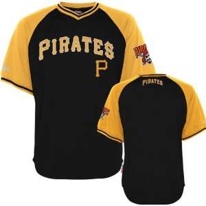   Pirates Black/Gold Stitches V Neck Jersey: Sports & Outdoors