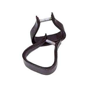  Leather Covered Stirrups: Sports & Outdoors