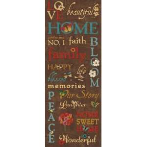   Tim Coffey Blossomwood Words Embossed Stickers: Arts, Crafts & Sewing