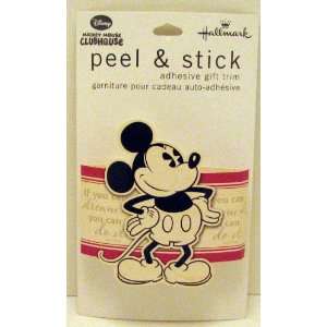   Gift Trim TM753 Mickey Mouse Peel and Stick Gift Trim 