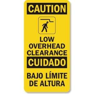  Low Overhead Clearance (with graphic) (bilingual) Plastic 