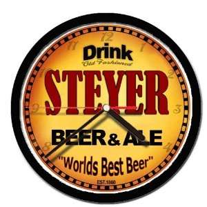  STEYER beer and ale cerveza wall clock: Everything Else