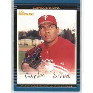  2002 Bowman #380 Carlos Silva   Philadelphia Phillies 