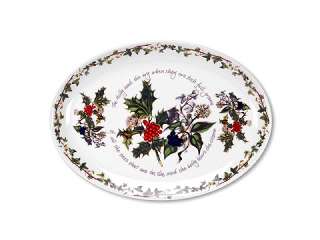   Holly and Ivy Oval Plate Steak Platter (749151260405)  