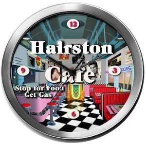  HAIRSTON 14 Inch Cafe Metal Clock Quartz Movement: Kitchen 