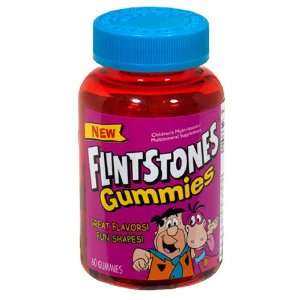  Flintstones Gummies Multivitamin, 60 Count (Pack of 3 