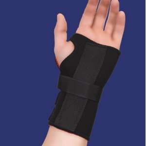  Thermoskin Carpal Tunnel Brace with Dorsal Stay, Black 
