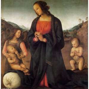  Hand Made Oil Reproduction   Pietro Perugino   24 x 24 