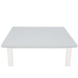  QM 42 Square Stone Table Top   Silver Star White