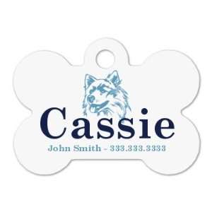 Cassie Dog Tag: Custom Dog Bone Pet Tag: Pet Supplies