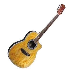  Shannondale Thin Body Acoustic/Electric Guitar: Musical 