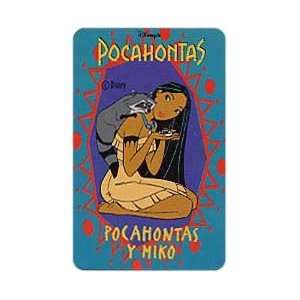Collectible Phone Card: Disneys Pocahontas: Pocahontas With Meeko The 