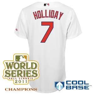   Holliday Home Cool Base Jersey w/2011 World Series Champions Patch