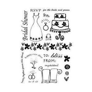  WEDDING BLISS Flexible Stamps Simply Chic Arts, Crafts 