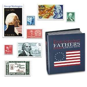  Founding Fathers Stamp Collection Commemorative Stamps 