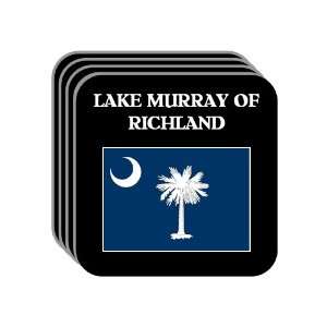 US State Flag   LAKE MURRAY OF RICHLAND, South Carolina (SC) Set of 4 
