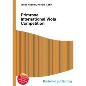  Primrose International Viola Competition Ronald Cohn 