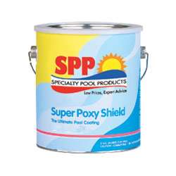 SPP SUPER POXY SHILED POOL PAINT 1 GALLON  WHITE COLOR