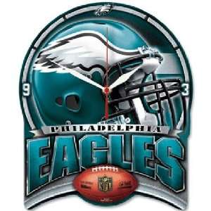    Philadelphia Eagles NFL High Definition Clock: Sports & Outdoors