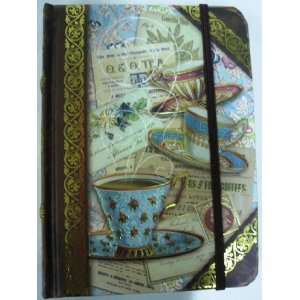  Punch Studio Note Pad Pocket Book Tiny Tea Cups (2 Pack 