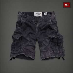 NEW Abercrombie & Fitch Mens Indian Falls Cargo Shorts  