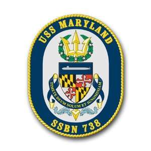  US Navy Ship USS Maryland SSBN 738 Decal Sticker 3.8 6 