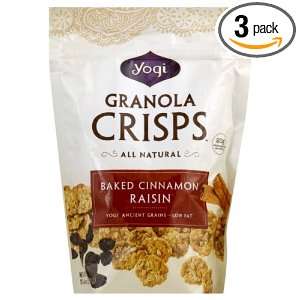 Peace Cereal Cinnamon Raisin Granola Crisp, 10.4000 Ounce (Pack of 3)