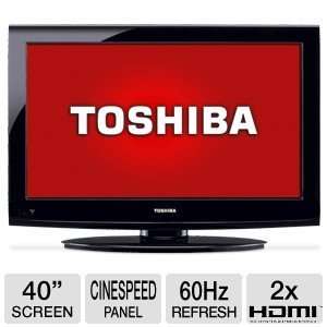  Toshiba 40FT2U 40 Class LCD HDTV   1080p, 1920 x 1080 