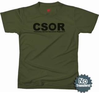 CSOR Canadian Spec Ops Army Military Cool New T shirt  