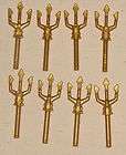 lego lot of 8 gold trident spears weapons under water