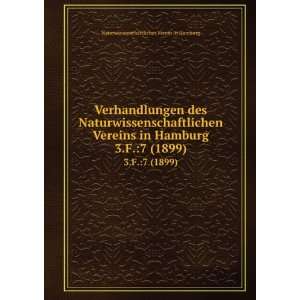   1899) Naturwissenschaftlicher Verein in Hamburg Books