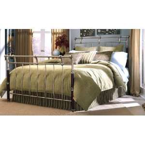  Chancellor Gold Frost & Mahogany Finish Queen Size Bed 