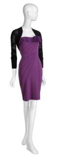Catherine Malandrino Wool Bustier Dress NEW NWT $395 L  