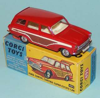 Corgi Toys #491 Ford Consul Cortina Estate Car MIB  
