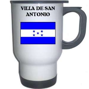 Honduras   VILLA DE SAN ANTONIO White Stainless Steel Mug