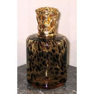  Leopard Gold Top Fragrance Lamp Gift Set