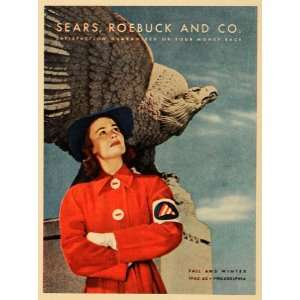  1942 Print  Roebuck Bald Eagle Front Cover Fashion 