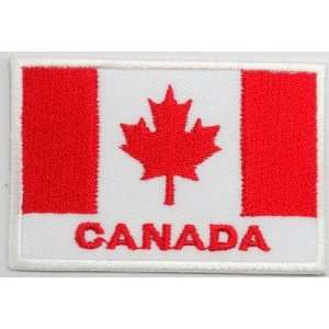 SALE CHEAP 2.3 x 3.2 Canada Flag Backpack Clothing Jacket Shirt Iron 