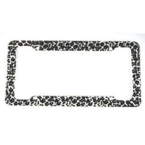  Cheetah Plastic License Plate Frame: Automotive