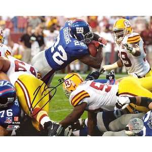  Steiner Sports NFL Ruben Droughns Autographed 8 by 10 Inch 