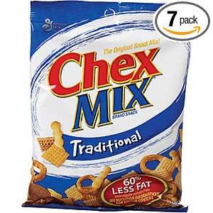 Chex Mix Traditional, 3.75 Ounces (Pack of 7)  Grocery 
