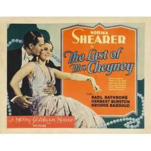 The Last of Mrs. Cheyney Movie Poster (11 x 14 Inches   28cm x 36cm 