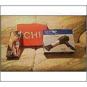  CHI 1 Flat Iron and Pro Low EMS Blow Dryer Set Black 