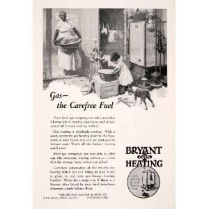  1927 Ad Bryant Gas Heating Cleveland Heater Furnace Soap 