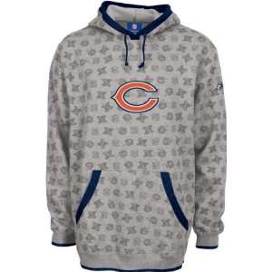  Chicago Bears Grey Loud & Proud Hooded Sweatshirt: Sports 