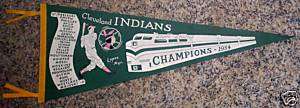 1954 Cleveland Indians Lopez Limited Champions Pennant  