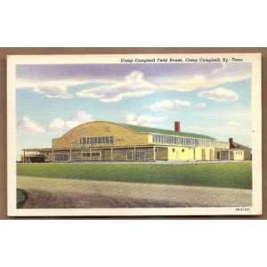  Postcard Vintage Camp Campbell Field House Ky Tennessee 